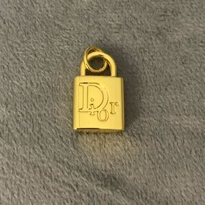 Upcycled Gold Padlock Charm